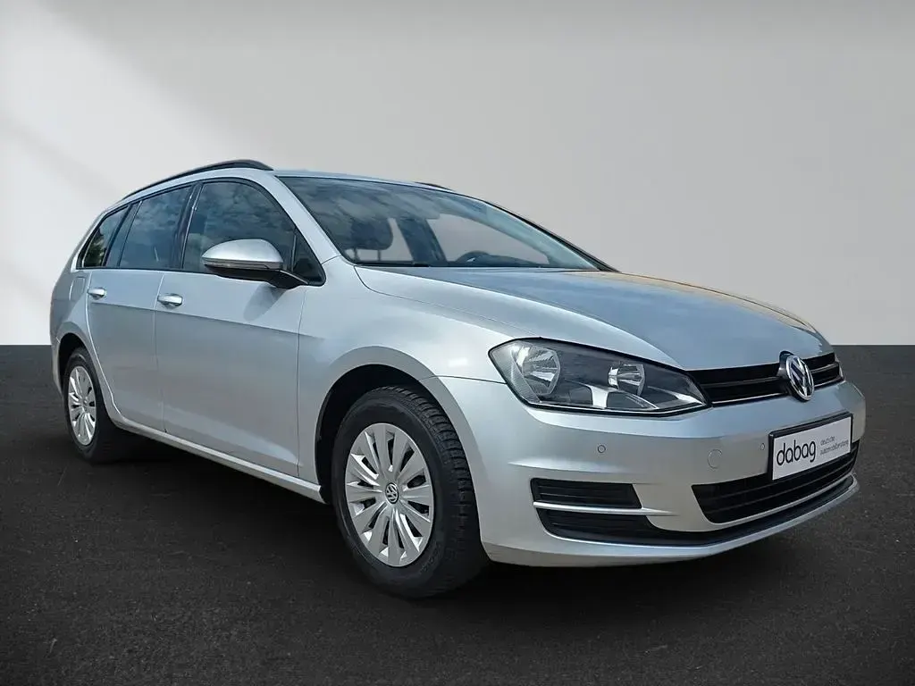 Gebraucht VW Golf VII Trendline 110 PS (80 kW) 2014 Silber Kombi