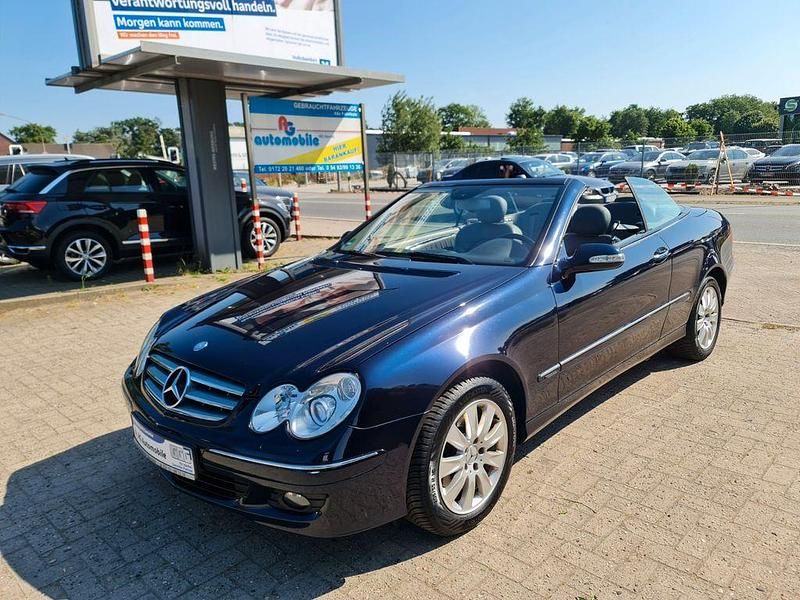Gebraucht Mercedes CLK280 Elegance 231 PS (169 kW) 2007 Tansanitblau  metalliclack Cabrio