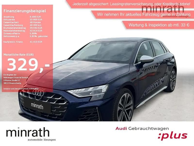 Navarrablau metallic Gebraucht 2024 Audi S3 Ambiente Limousine | 41.260 € (Superpreis) - Bild 1/4