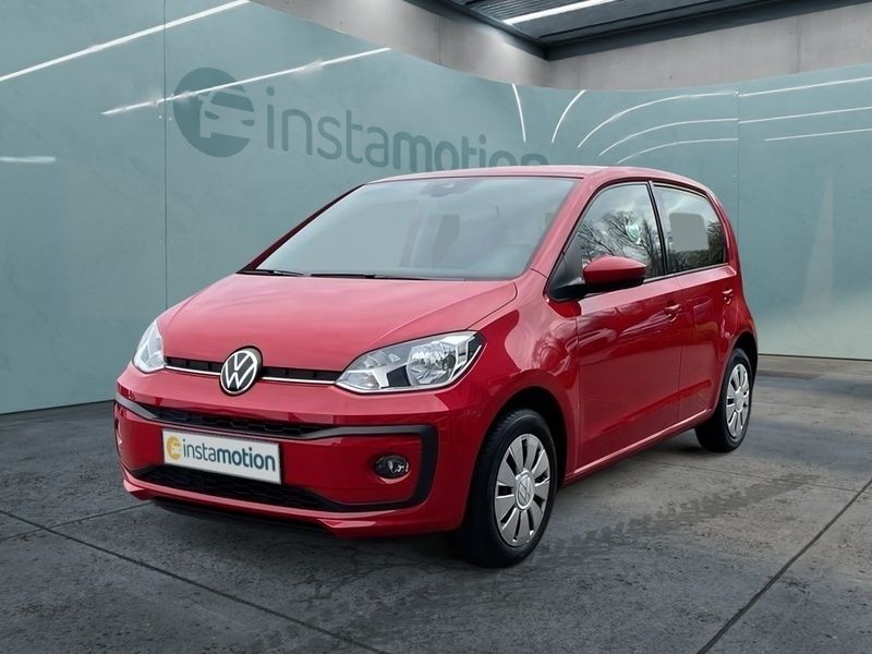 Rot Gebraucht 2021 VW up! move up! Kleinwagen | 12.102 € (Fairer Preis) - Bild 1/4