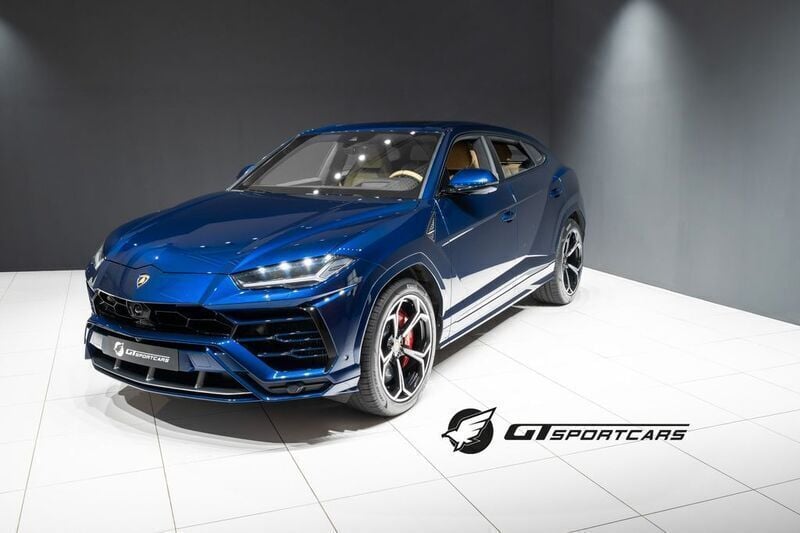 Blau Gebraucht 2019 Lamborghini Urus SUV | 209.900 € (Guter Preis) - Bild 1/4