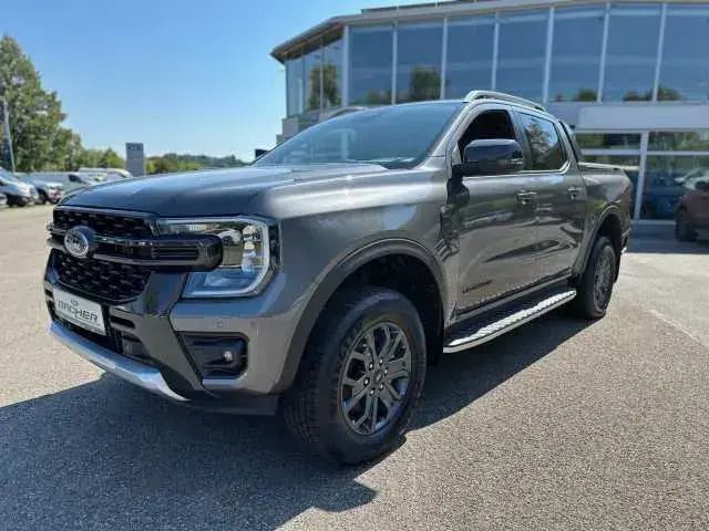 Grau (carbonizedgrau metallic) Neu 2025 Ford Ranger Wildtrack Abholung | 56.900 € (Teuer) - Bild 1/4