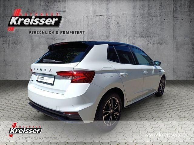 Gebraucht Skoda Fabia Monte Carlo 116 PS (85 kW) 2024 Moonweiss metallic (metallic) Kleinwagen