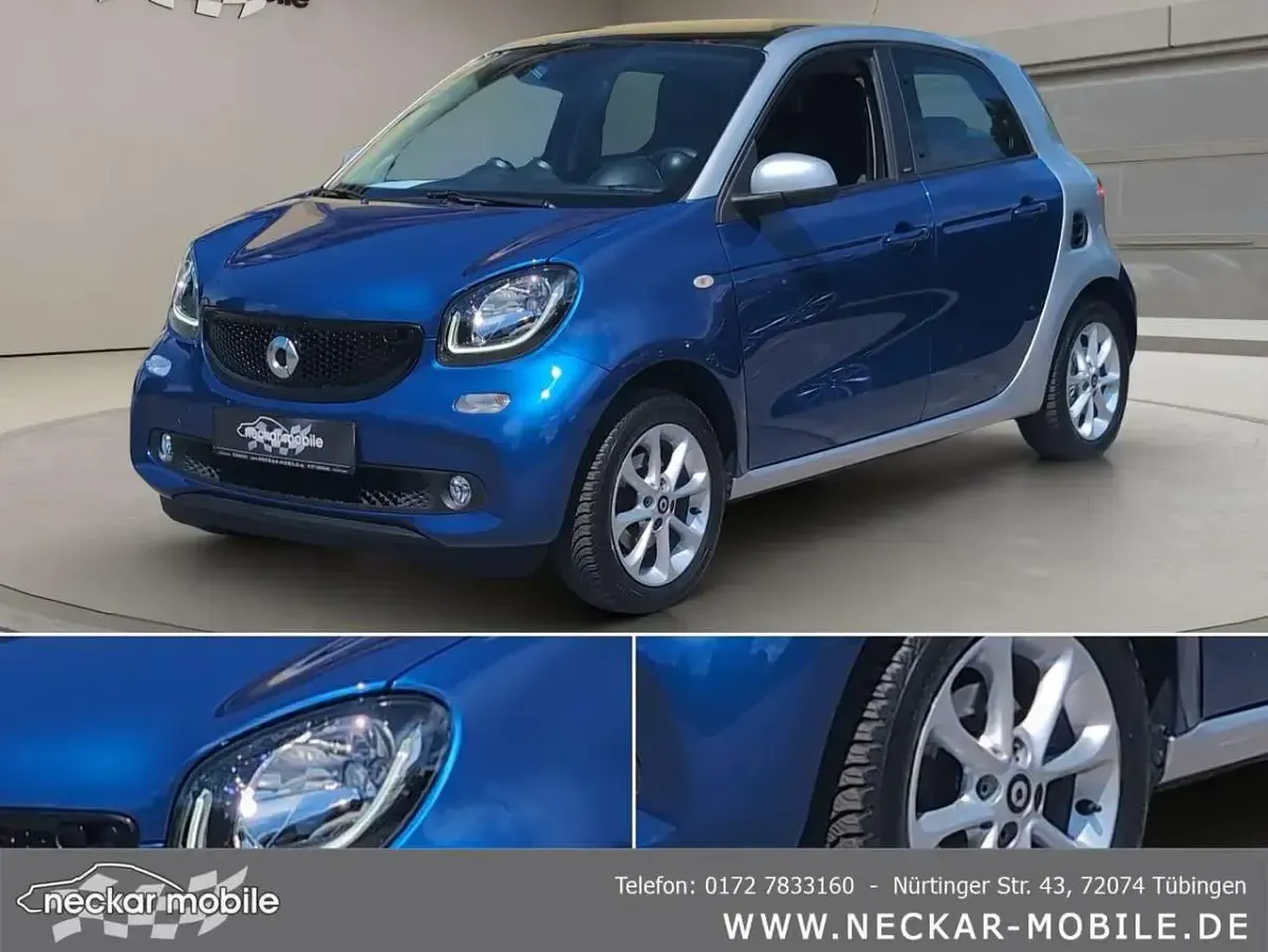 Gebraucht Smart ForFour Passion 90 PS (66 kW) 2019 Blau Kleinwagen