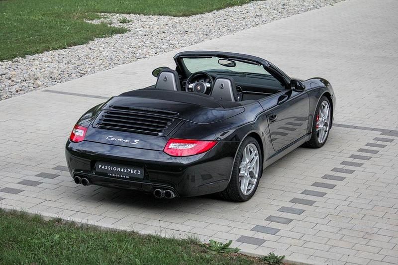 Gebraucht Porsche 911 Carrera S Cabriolet 385 PS (283 kW) 2009 Basaltschwarz metallic Cabrio