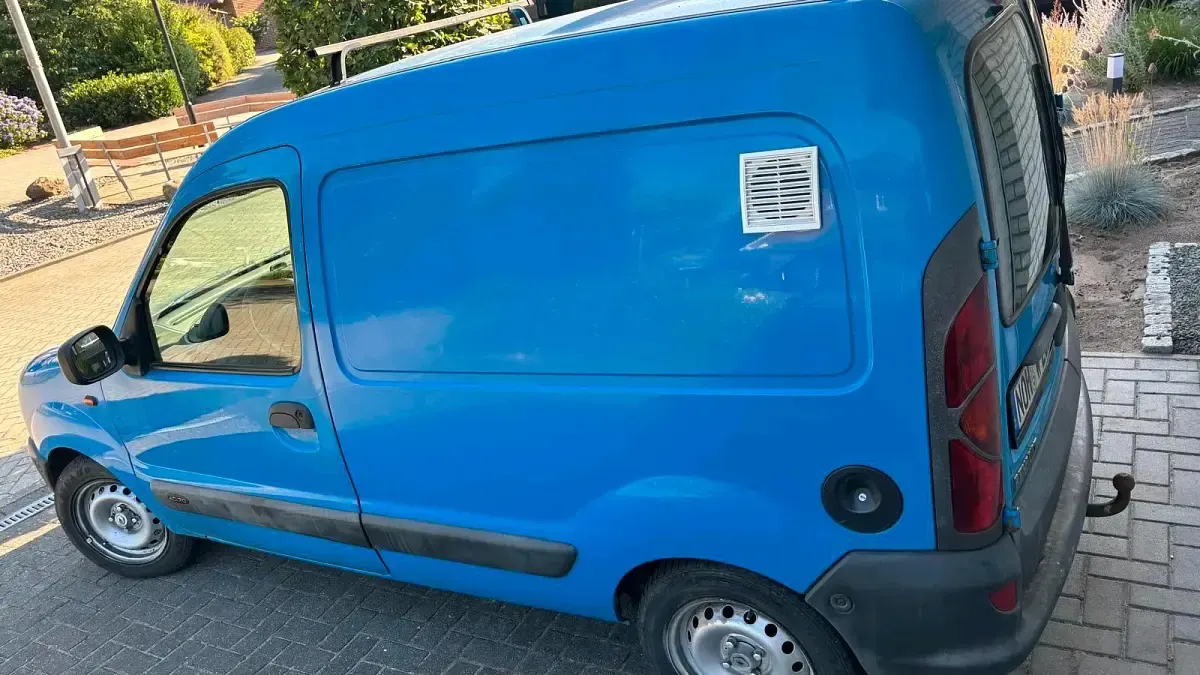 Gebraucht Renault Kangoo 80 PS (58 kW) 2003 Blau Van / Kleinbus