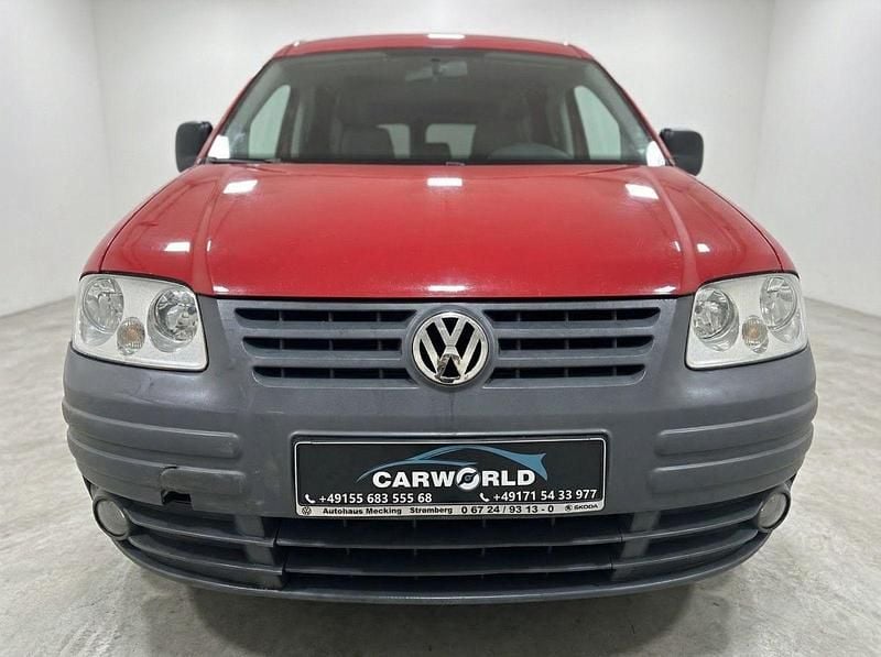 Gebraucht VW Caddy Maxi 105 PS (77 kW) 2010 Rot Van / Kleinbus