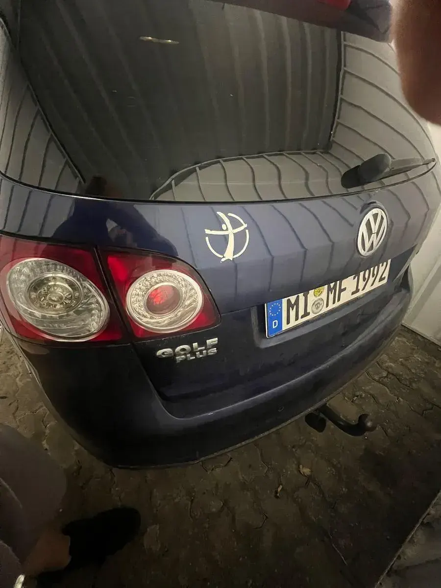 Gebraucht VW Golf Plus Cross Comfortline 105 PS (77 kW) 2008 Blau Van / Kleinbus