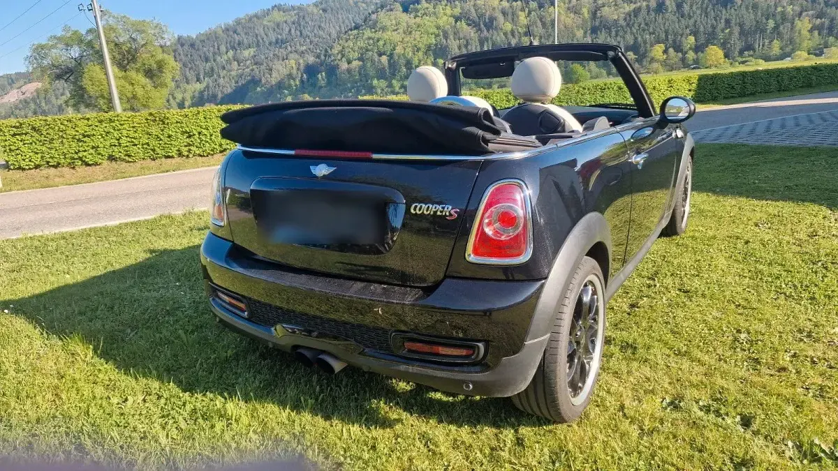 Occasion Mini Cooper S Cabriolet 184 PK (135 kW) 2011 Zwart Cabriolet