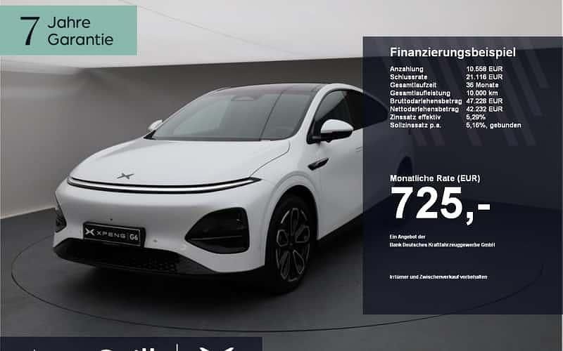 Weiß (arctic white) Neu 2025 XPENG G6 AWD Performance SUV | 52.790 € (Fairer Preis) - Bild 1/4