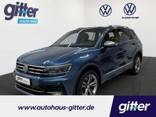 Blue silk metallic Gebraucht 2021 VW Tiguan Allspace Highline SUV | 35.369 € (Guter Preis) - Bild 1/4
