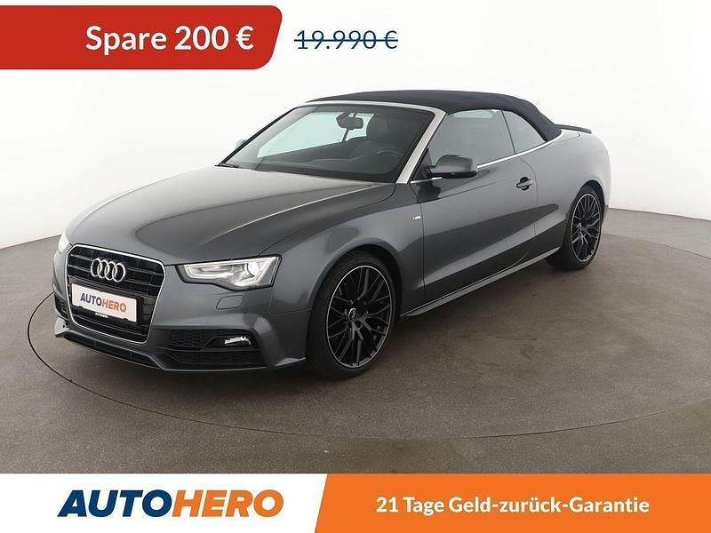 Grau Gebraucht 2016 Audi A5 Cabriolet S-Line Cabrio | 19.340 € (Etwas zu teuer) - Bild 1/3