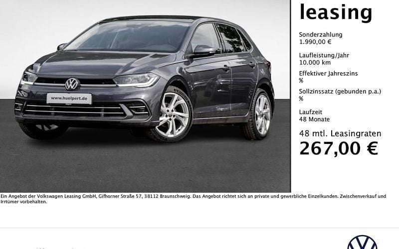 Grau Neu 2025 VW Polo Style Limousine | 29.980 € (Teuer) - Bild 1/4