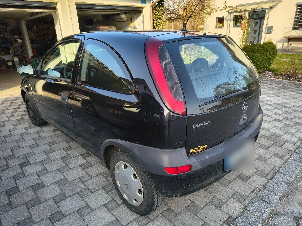 Gebraucht Opel Corsa 75 PS (55 kW) 2003 Schwarz Kleinwagen
