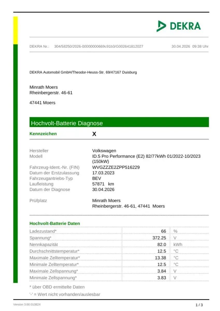 Gebraucht VW ID.5 Pro Performance 150 kW (204 PS) 2023 Schwarz SUV