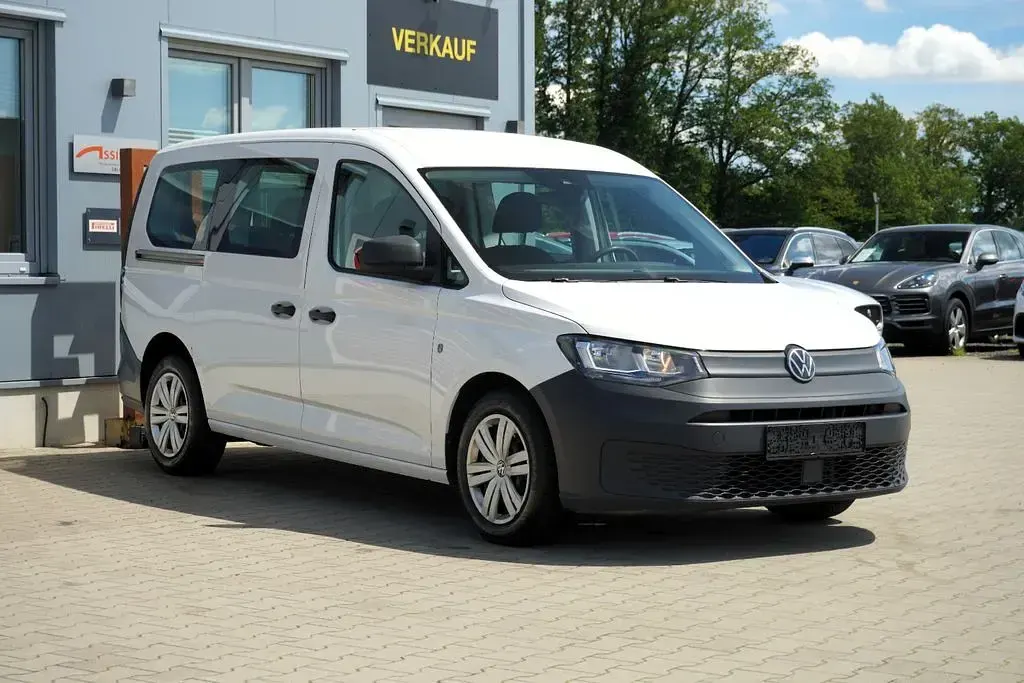 Gebraucht VW Caddy 102 PS (75 kW) 2021 Weiß Van / Kleinbus