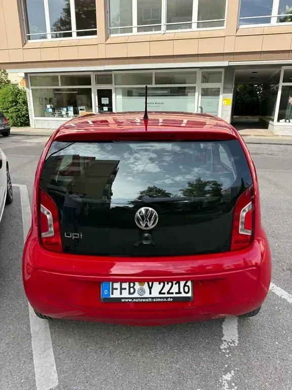 Gebraucht VW up! 60 PS (44 kW) 2016 Rot Kleinwagen