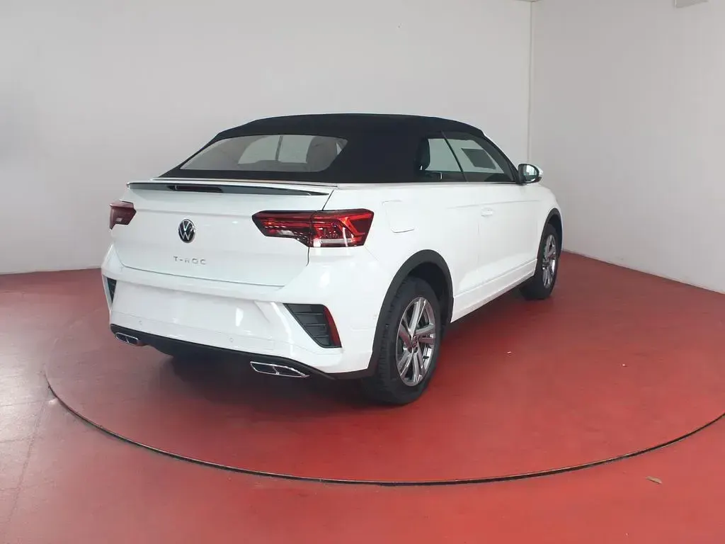 Gebraucht VW T-Roc Cabriolet R-line 150 PS (110 kW) 2026 Weiß Cabrio