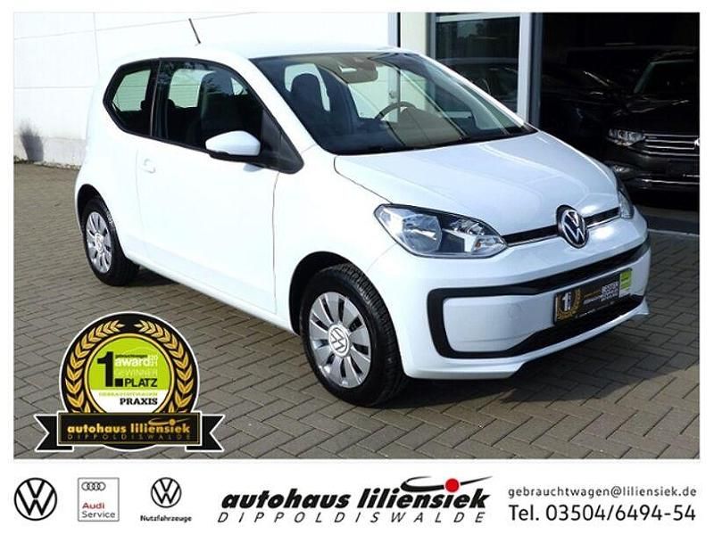 Weiß Gebraucht 2022 VW up! move up! Kleinwagen | 9.390 € (Guter Preis) - Bild 1/4