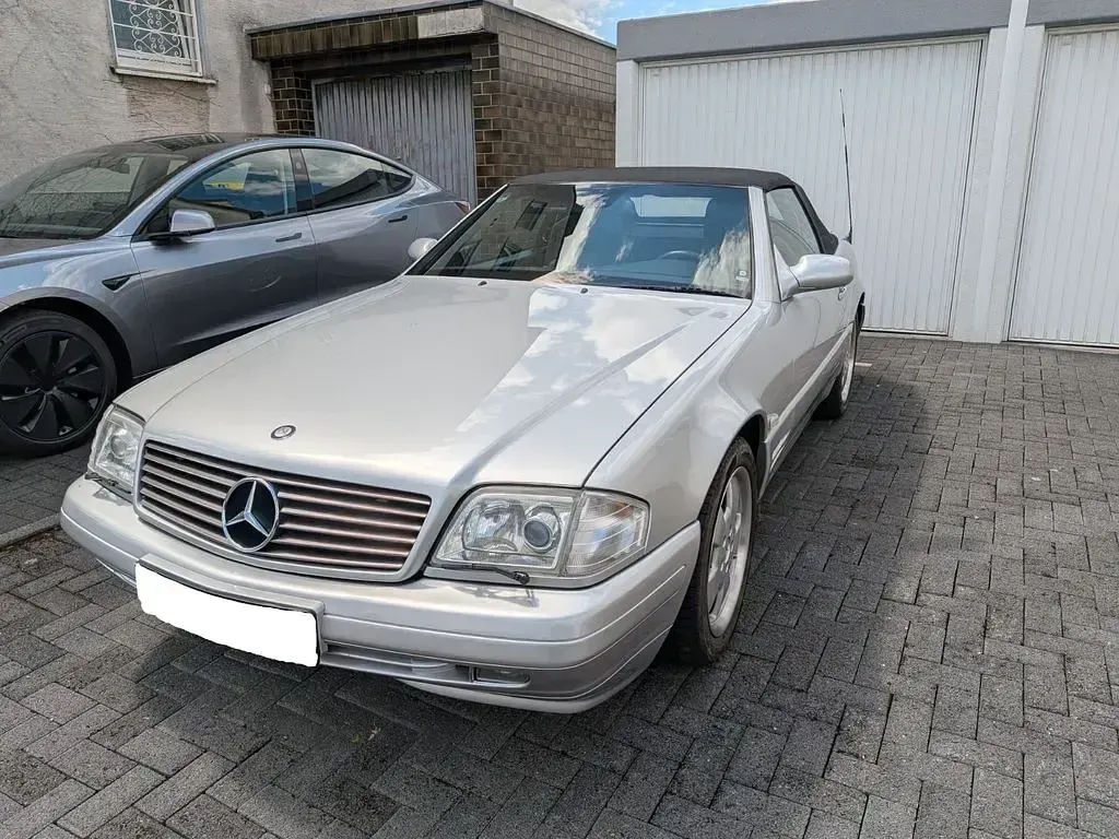 Gebraucht Mercedes SL320 224 PS (164 kW) 1998 Silber Cabrio