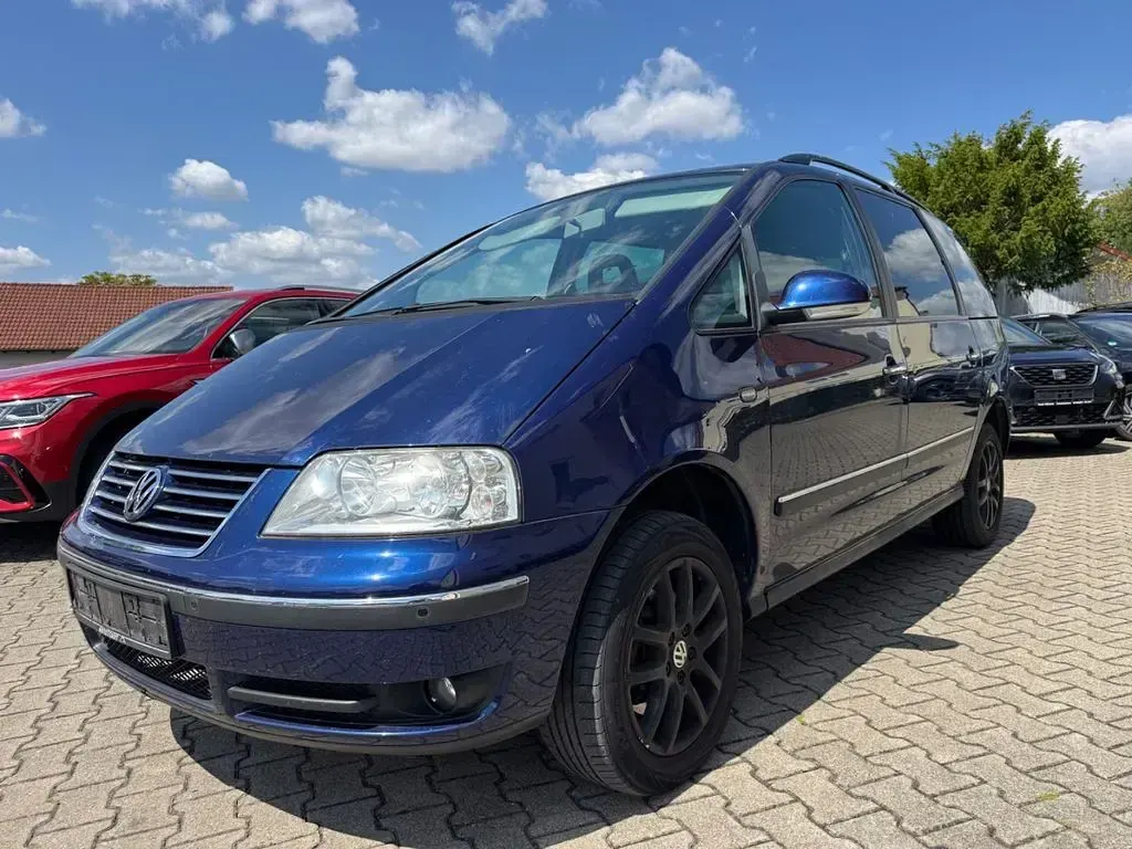 Gebraucht VW Sharan Trendline 116 PS (85 kW) 2008 Blau Van / Kleinbus