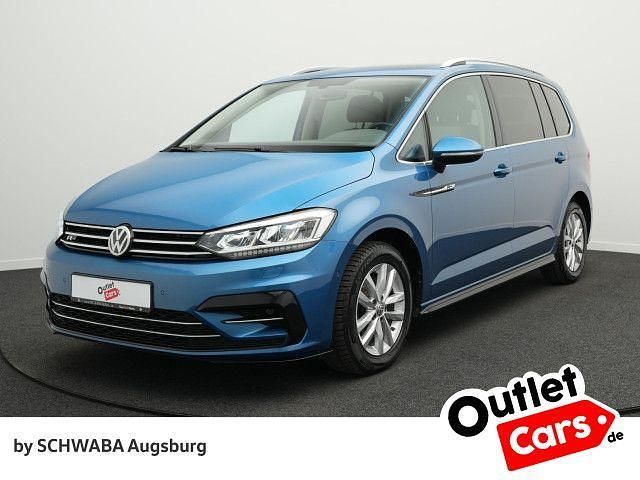 Gebraucht VW Touran Highline 190 PS (139 kW) 2018 Caribbean blue metallic Van / Kleinbus