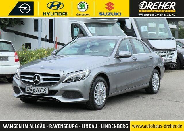 Palladiumsilber metalliclack Gebraucht 2015 Mercedes C180 Limousine | 19.890 € (Fairer Preis) - Bild 1/4