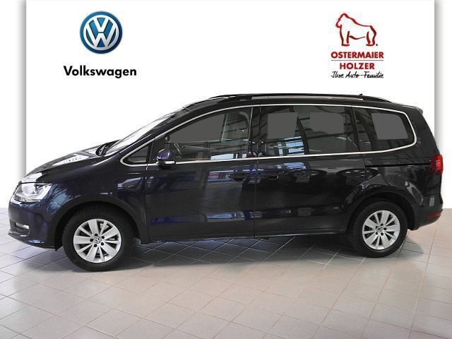Gebraucht VW Sharan Comfortline 150 PS (110 kW) 2016 Blau metallic Van / Kleinbus