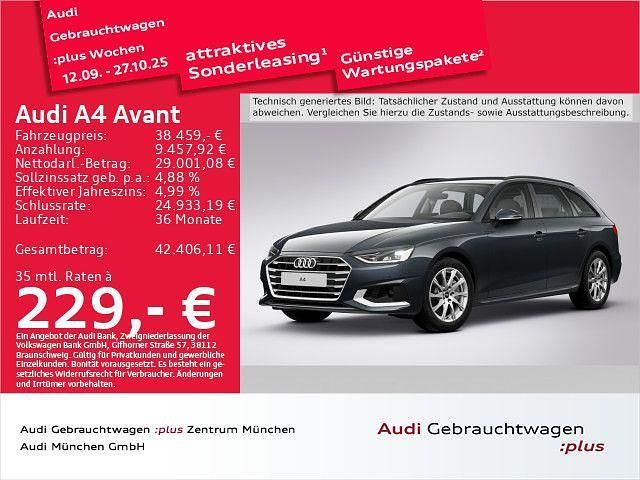 Manhattangrau metallic Gebraucht 2023 Audi A4 Advanced Plus Kombi | 38.459 € (Etwas zu teuer) - Bild 1/2