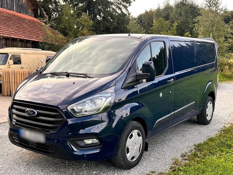 Blau Gebraucht 2018 Ford Transit Custom Van / Kleinbus | 15.100 € (Guter Preis) - Bild 1/4