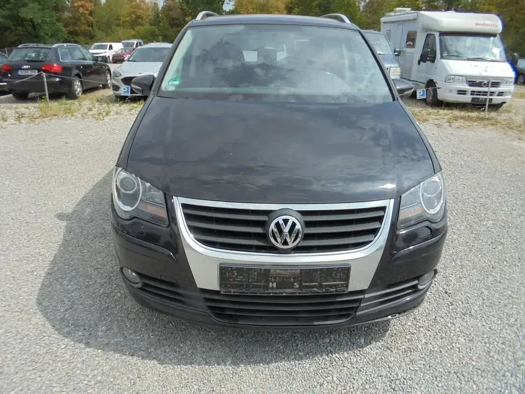 Gebraucht VW Touran Freestyle 140 PS (102 kW) 2009 Schwarz Van / Kleinbus