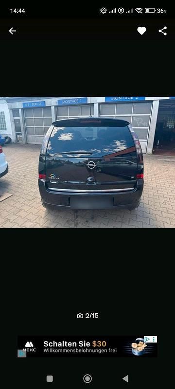 Gebraucht Opel Meriva OPC 100 PS (73 kW) 2007 Schwarz Van / Kleinbus