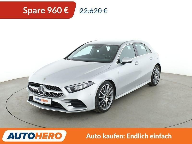 Silber Gebraucht 2020 Mercedes A160 AMG line Limousine | 21.660 € (Fairer Preis) - Bild 1/3