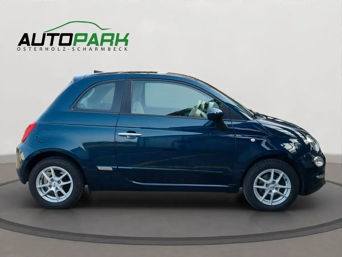 Gebraucht Fiat 500 Lounge 69 PS (50 kW) 2020 Blau Kleinwagen