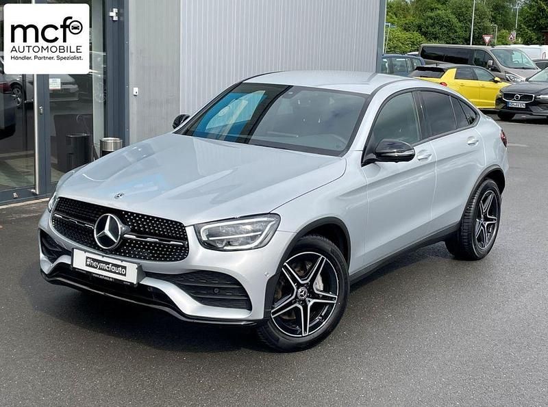 Silber Gebraucht 2021 Mercedes GLC220 AMG line Coupé | 39.980 € (Guter Preis) - Bild 1/4