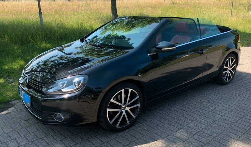 Schwarz Gebraucht 2011 VW Golf Cabriolet Cabrio | 8.900 € (Guter Preis) - Bild 1/4