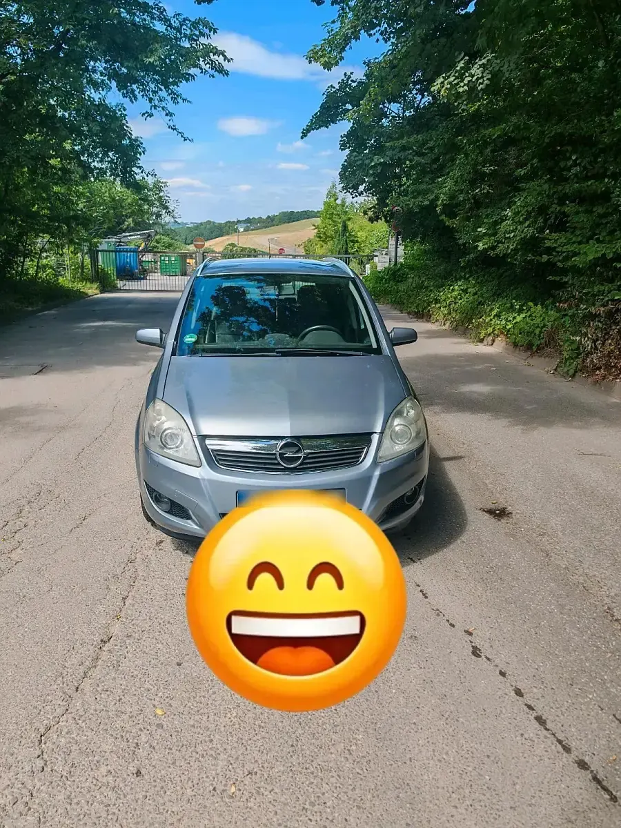 Gebraucht Opel Zafira 110 PS (80 kW) 2009 Silber Van / Kleinbus