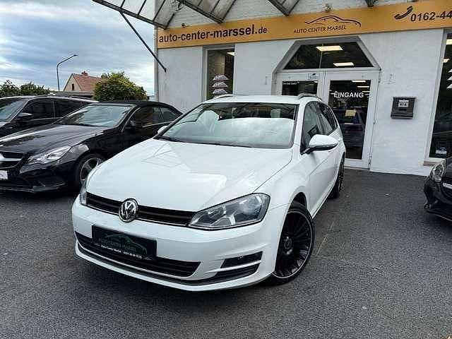 Weiß Gebraucht 2014 VW Golf VII Comfortline Kombi | 8.990 € (Guter Preis) - Bild 1/4