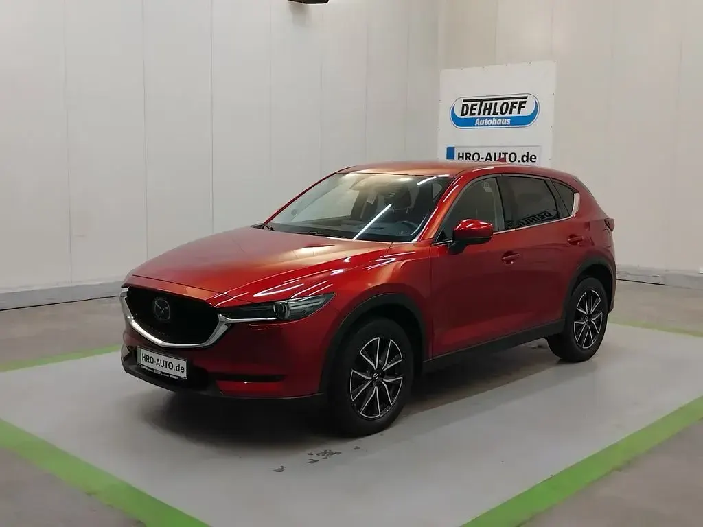 Gebraucht Mazda CX-5 Sports-Line 194 PS (142 kW) 2017 Rot SUV