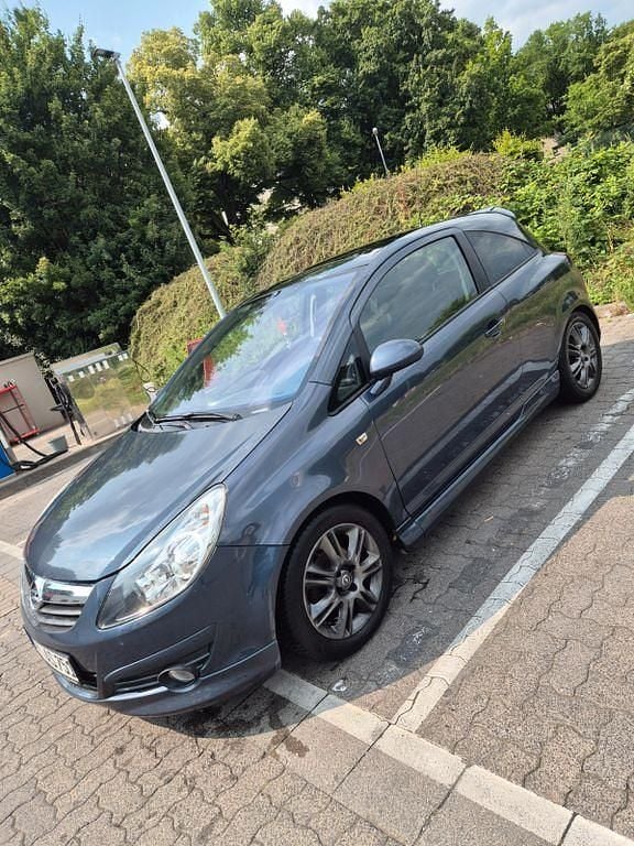Blau Gebraucht 2008 Opel Corsa Sport Limousine | 2.100 € (Guter Preis) - Bild 1/4