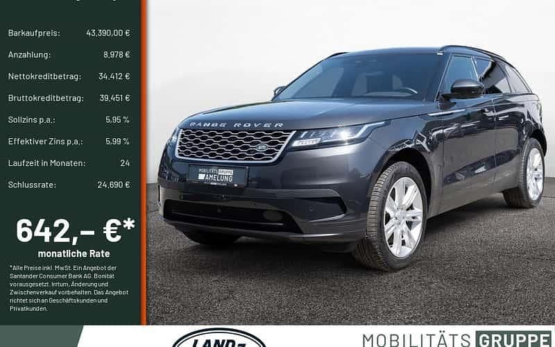 Grau Gebraucht 2022 Land Rover Range Rover Velar S SUV | 43.390 € (Fairer Preis) - Bild 1/4