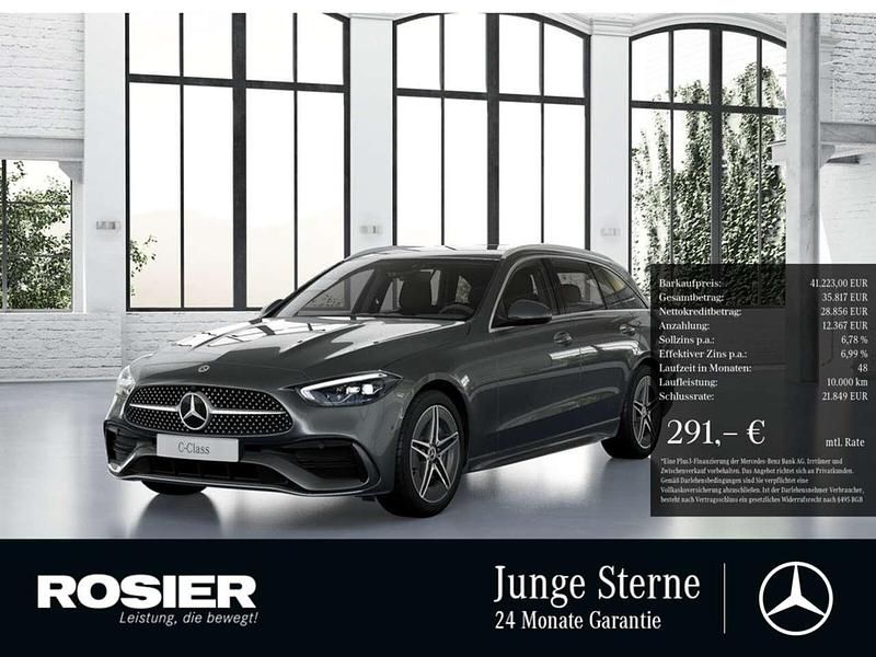 Gebraucht Mercedes C220 Advanced 200 PS (147 kW) 2024 Grau / selenitgrau Kombi