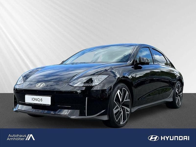 Abyss black pearl Gebraucht 2023 Hyundai Ioniq 6 Limousine | 43.990 € (Fairer Preis) - Bild 1/4