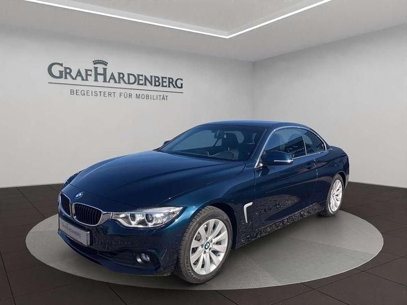 Midnight blue metallic Gebraucht 2015 BMW 428 Comfort Edition Cabrio | 24.490 € (Fairer Preis) - Bild 1/4