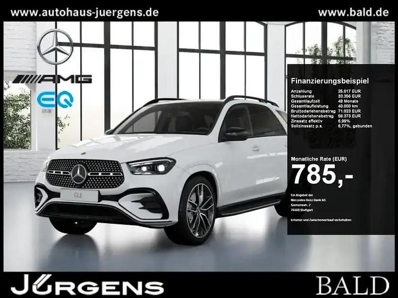 Weiss polarweiss Gebraucht 2024 Mercedes GLE450 AMG AMG SUV | 82.880 € (Fairer Preis) - Bild 1/4