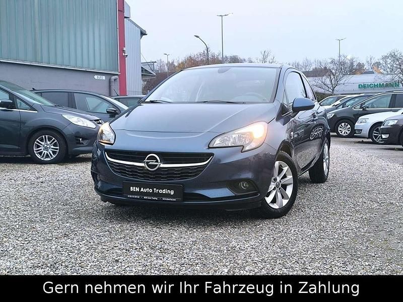 Blau Gebraucht 2016 Opel Corsa Active Kleinwagen | 7.390 € (Fairer Preis) - Bild 1/2