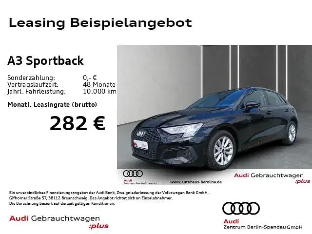 Gebraucht Audi A3 110 PS (80 kW) 2023 Brillantschwarz Limousine