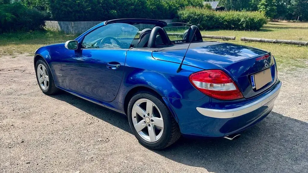 Gebraucht Mercedes SLK200 163 PS (119 kW) 2004 Blau Cabrio