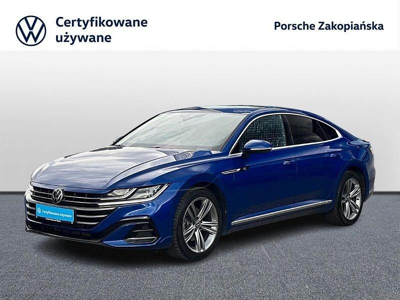 Blau Gebraucht 2023 VW Arteon R-line Limousine | 27.675 € (Superpreis) - Bild 1/4