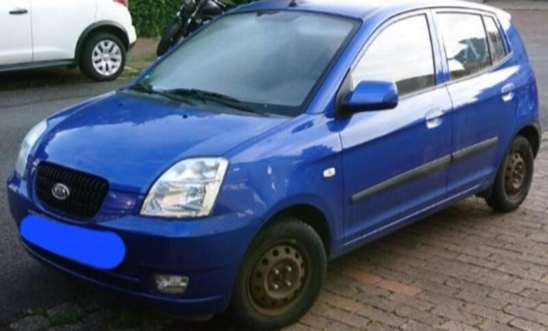Blau Gebraucht 2007 Kia Picanto Kleinwagen | 990 € - Bild 1/4
